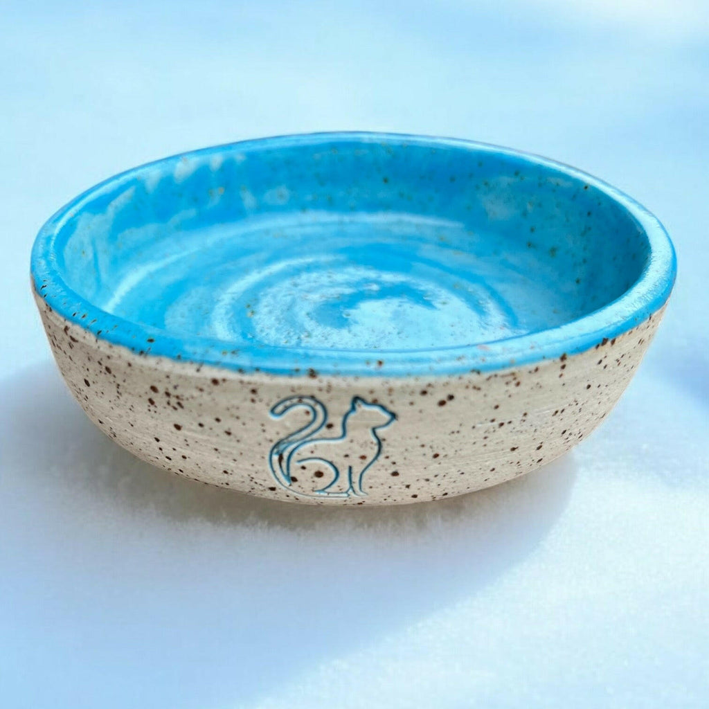 Handmade Ceramic Cat Bowl