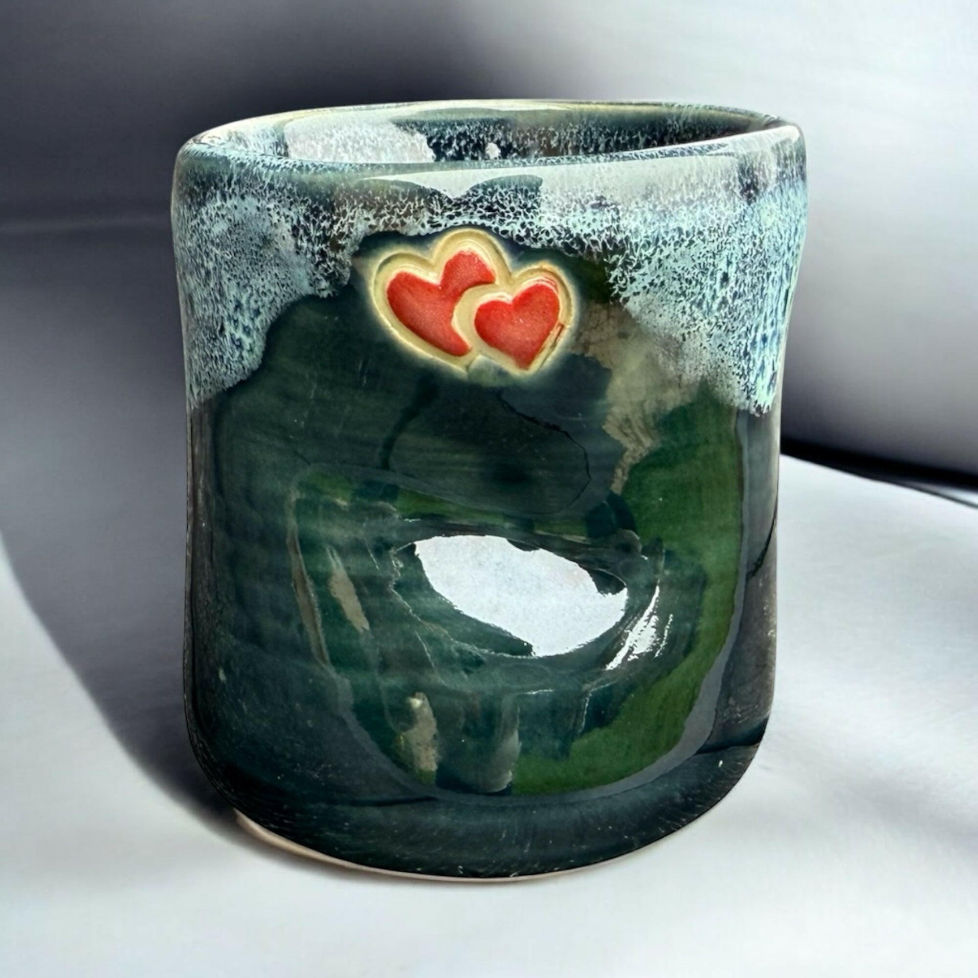 Handmade Mug with Hearts