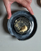 Handmade ceramic garlic grater & spoon rest - BM Ceramics